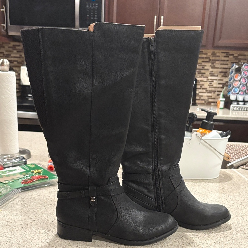 Life Stride Black knee high boots